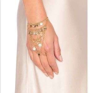 ETTIKA Gold tone hand chain
